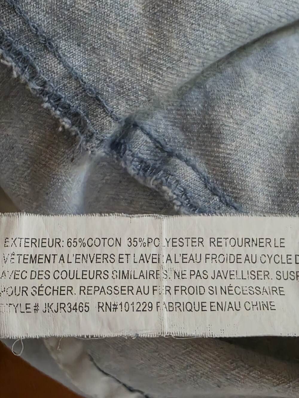 HAND CRAFTED Jacket UPCYCLED Blue Denim Embroidered Cat Glasses Tee Size Small - Picture 11 of 15